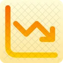 Chart-line-down  Icon