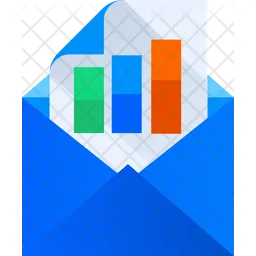 Chart mail  Icon