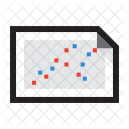 Chart Multiseries Scatter Plot Icon
