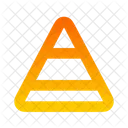 Chart Pyramid Pyramid Infographic Icon