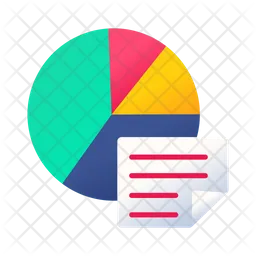 Chart Report  Icon