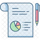 Chart report  Icon