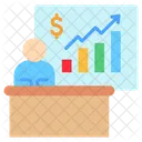 Chart Report  Icon