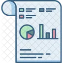 Chart Report  Icon