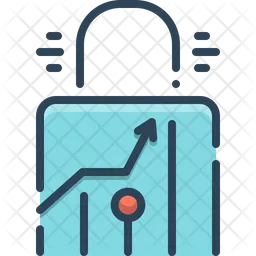 Chart Security  Icon