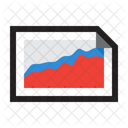 Chart Stacked Area Icon Of Colored Outline Style Available In Svg Png Eps Ai Icon Fonts