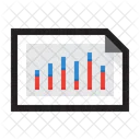 Chart Stacked Bar  Icon