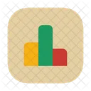 Chart stick square  Icon