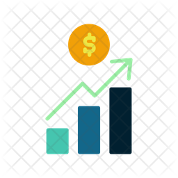 Chart Up Icon - Download in Flat Style