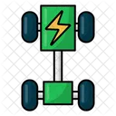 Linha Cheia De Chassis Ícone
