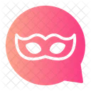 Chat Mask Eye Mask Icon