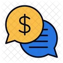Chat Bargain Money Talk Icon