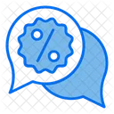 Chat Discount Conversation Icon