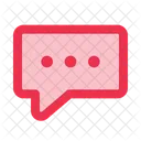 Chat Conversation Speech Bubble Icon