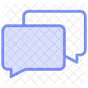 Chat Duotone Line Icon Icon