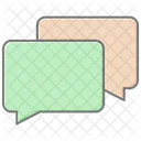 Chat Lineal Color Icon Icon