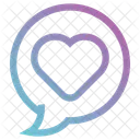 Chat Chatting Heart Icon