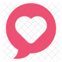 Chat Chatting Heart Icon