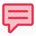 Chat Speech Bubble Conversation Icon