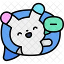 Chat Kawaii Bunny Icon