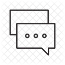 채팅 소통 메시지 아이콘