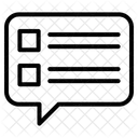 Plaudern  Symbol