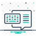 Plaudern  Symbol