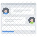 Chat Messenger Website Icon