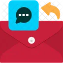Chat Chat Mail Discussion Par E Mail Icône