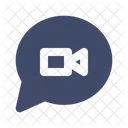 Chat Communication Video Icon