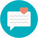 Chat Love Talk Icon