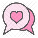 Chat Love Romantic Icon