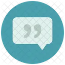 Text Quotations Chat Icon