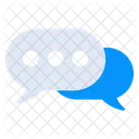 Chat Discusion Social Opiniones De Mensajes Icono