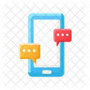 Mobile Communication Online Chatting Phone Icon