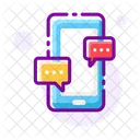 Mobile Communication Online Chatting Phone Icon