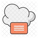 Chat Message Cloud Icon