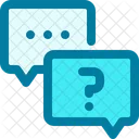 Chat Fragen Reden Symbol