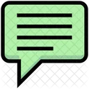 Business Financial Chat Icon