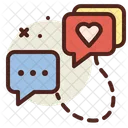 Chat Love Chat Love Message Icon