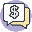 Chat Bubble Dollar Icon