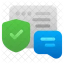 Chat Encrypted Secure Icon