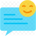 Chat Smile Face Communications Icon