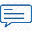 Chat Speech Bubble Communication Icon