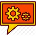 Chat Cog Gear Icon