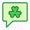 Chat Clover St Patrick Symbol