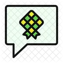 Chat Ketupat Eid Al Fitr Icon