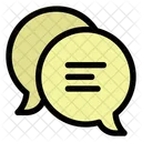 Linear Color Chat Network Icon