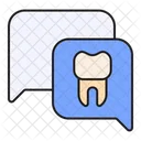Chat Conversation Teeth Icon