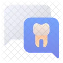 Chat Conversation Teeth Icon